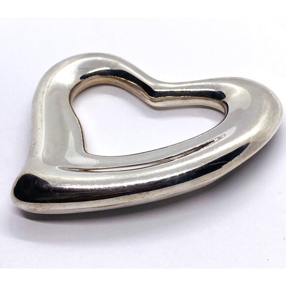 Tiffany & Co Elsa Peretti Italy 1975 Sterling Silver 925 Open Heart Belt Buckle main image 6